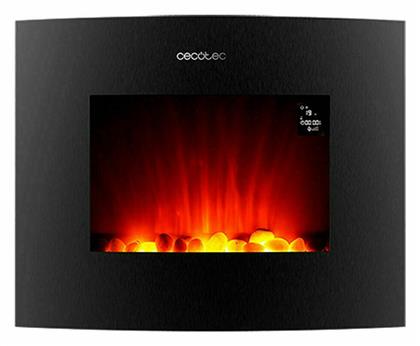 Cecotec Ready Warm 2650 Curved Flames Connected Επιτοίχιο Ηλεκτρικό Τζάκι 2000W 66x52cm Μαύρο από το DealsShop