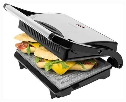 Cecotec Rock 'n' Grill 700W για 2 Τοστ Inox