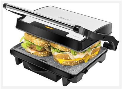 Cecotec Rock' Ngrill 1500 Rapid 1500W για 2 Τοστ Inox