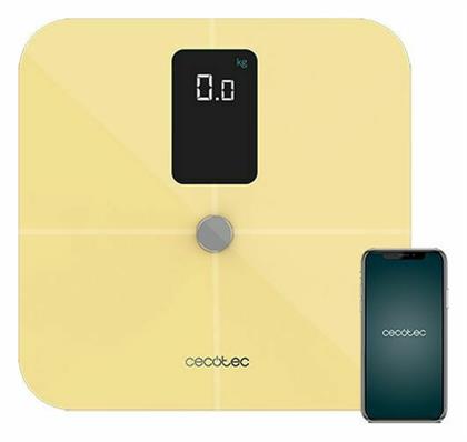 Cecotec Surface Precision 10400 Smart Healthy Vision Ζυγαριά με Λιπομετρητή & Bluetooth σε Κίτρινο χρώμα