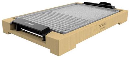 Cecotec Tasty & Grill 2000 Inox Mixstone Ψησταριά Λείας & Αυλακωτής Πλάκας 2000W
