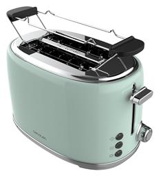 Cecotec Toast&Taste 1000 Retro Double Φρυγανιέρα 2 Θέσεων 980W Τιρκουάζ