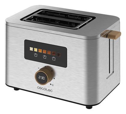 Cecotec Touch&Toast Double Φρυγανιέρα 2 Θέσεων 950W Γκρι