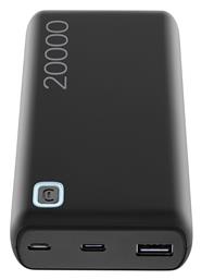 Cellular Line Essence Power Bank 20000mAh 12W με Θύρα USB-A Μαύρο