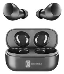 Cellular Line Wink In-ear Bluetooth Handsfree Ακουστικά με Θήκη Φόρτισης Μαύρα από το Designdrops