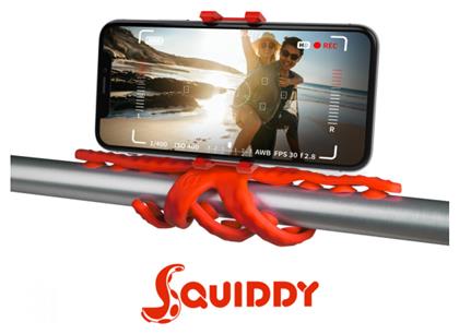 Celly Squiddy Τρίποδο Κινητού Κόκκινο