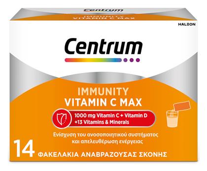 Centrum Immunity Vitamin C Max Βιταμίνη 1000mg 14 φακελίσκοι