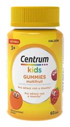 Centrum Kids Gummies Πολυβιταμίνη Multifruit 60 x 1 ζελεδάκια 60τμχ
