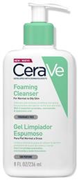 CeraVe Foaming Gel Normal To Oily Gel Καθαρισμού Προσώπου 236ml από το Pharm24