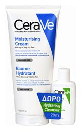 CeraVe Σετ Περιποίησης για Ενυδάτωση & Καθαρισμό Προσώπου με Καθαριστικό Προσώπου & Κρέμα Προσώπου Moisturising Cream & Hydrating Cleanser