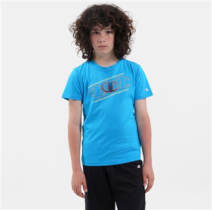 Champion Παιδικό T-shirt Γαλάζιο από το SportsFactory