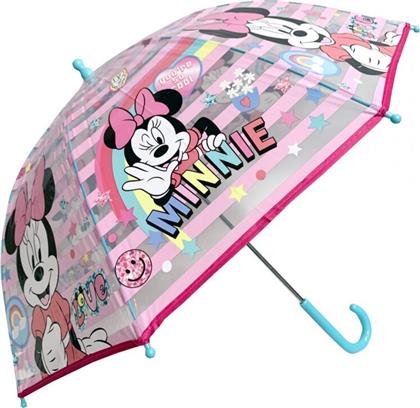 Chanos Παιδική Ομπρέλα Μπαστούνι Minnie Ροζ με Διάμετρο 45εκ. από το Plus4u