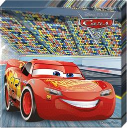 Χαρτοπετσέτες Χαρτοπετσέτες Cars 33x33cm Πολύχρωμες 33x33εκ. 20τμχ