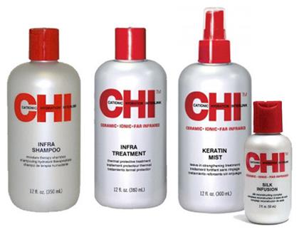 CHI Home Stylist Kit Infra Treatment Σετ Θεραπείας Μαλλιών με Κερατίνη 4τμχ CHI2004