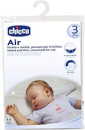 Chicco Βρεφικό Μαξιλάρι Ύπνου Holed Thin Conceived for Cot Λευκό 32x45εκ.