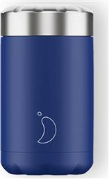 Chilly's Δοχείο Φαγητού Θερμός Inox Matte Blue 500ml
