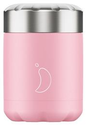 Chilly's Food Pot Δοχείο Φαγητού Θερμός Inox Pastel Pink 300ml