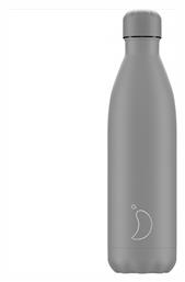 Chilly's Monochrome Μπουκάλι Θερμός All Matte Grey 750ml από το Zakcret Sports