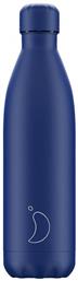 Chilly's Monochrome Μπουκάλι Θερμός Blue All Matte 750ml από το Kouzinika