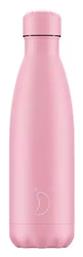 Chilly's Original Μπουκάλι Θερμός Ανοξείδωτο BPA Free Pastel Pink 500ml από το Zakcret Sports