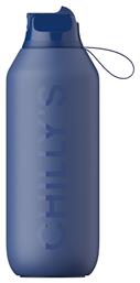 Chilly's Series 2 Sport Μπουκάλι Θερμός με Καλαμάκι Whale Blue 500ml από το Kouzinika