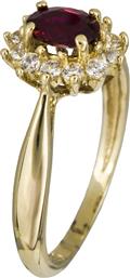 Χρυσό γυναικείο δαχτυλίδι Κ14 021961 021961 Χρυσός 14 Καράτια