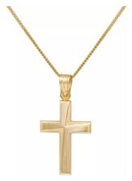 Χρυσός Σταυρός 14Κ Διπλής Όψης