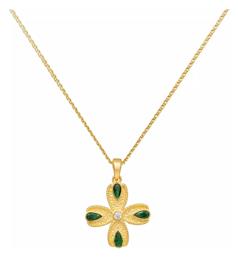 Χρυσός Σταυρός 14Κ Διπλής Όψης