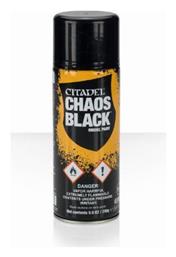 Citadel Χρώμα Μοντελισμού σε Spray Chaos Black 400ml