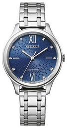 Citizen Eco-Drive Elegant Collection Ρολόι με Μεταλλικό Μπρασελέ