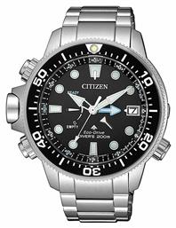 Citizen Promaster Aqualand Ρολόι Eco - Drive με Μεταλλικό Μπρασελέ από το Kiriakos Gofas