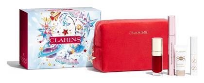 Clarins Wonder Perfect Σετ Μακιγιάζ για Μάτια & Χείλη με Νεσεσέρ 5τμχ