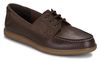 Clarks Ανδρικά Boat Shoes σε Καφέ Χρώμα