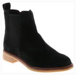 Clarks Clarkdale Arlo Δερμάτινα Γυναικεία Chelsea Μποτάκια Μαύρα