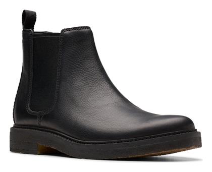 Clarks Clarkdale Δερμάτινα Μαύρα Ανδρικά Μποτάκια