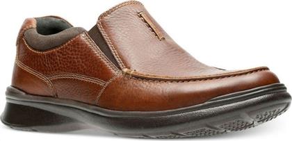 Clarks Cotrell Free Δερμάτινα Ανδρικά Casual Παπούτσια Καφέ από το Epapoutsia