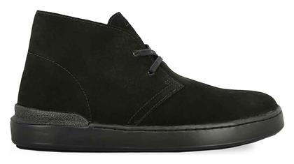 Clarks Courtlite Dbt Suede Μαύρα Ανδρικά Μποτάκια