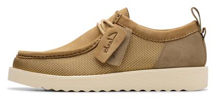 Clarks Δερμάτινα Ανδρικά Μοκασίνια σε Καφέ Χρώμα