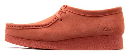 Clarks Δερμάτινα Γυναικεία Μοκασίνια σε Πορτοκαλί Χρώμα
