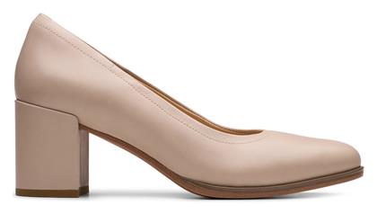 Clarks Δερμάτινες Γόβες Μπεζ