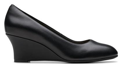Clarks Δερμάτινες Γόβες Μαύρες