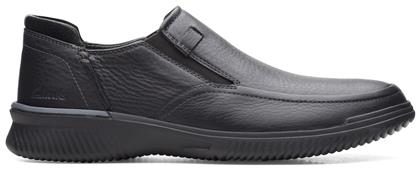 Clarks Donaway Step Δερμάτινα Ανδρικά Casual Παπούτσια Ανατομικά Μαύρα από το Mustshoes