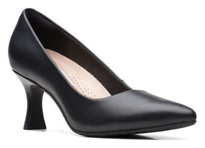 Clarks Kataleyna Δερμάτινες Γόβες Μαύρες