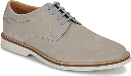Clarks Lace Ανδρικά Oxfords Γκρι