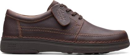 Clarks Nature Δερμάτινα Ανδρικά Casual Παπούτσια Καφέ