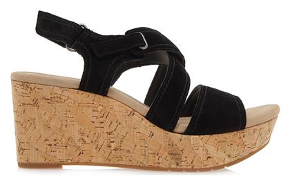 Clarks Rose Way Πλατφόρμες Μαύρες