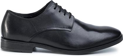 Clarks Stanford Walk Δερμάτινα Ανδρικά Σκαρπίνια Μαύρα από το MyShoe