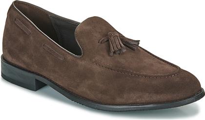 Clarks Suede Ανδρικά Loafers σε Καφέ Χρώμα