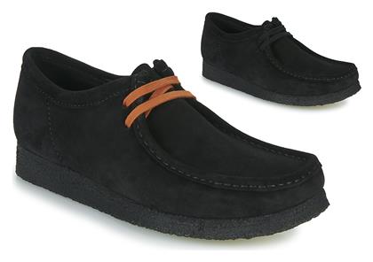 Clarks Wallabee Suede Ανδρικά Μοκασίνια σε Μαύρο Χρώμα από το MyShoe