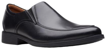 Clarks Whiddon Step Δερμάτινα Ανδρικά Casual Παπούτσια Μαύρα από το Mustshoes